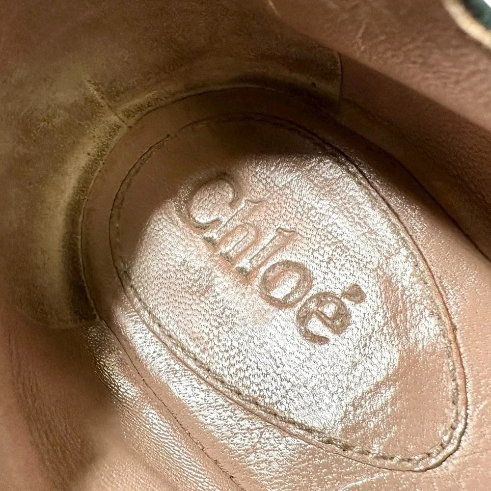 Chloe LAUREN Leather Scalloped Ballet Flats. Made in Italy US 7.5 - Picture 8 of 14